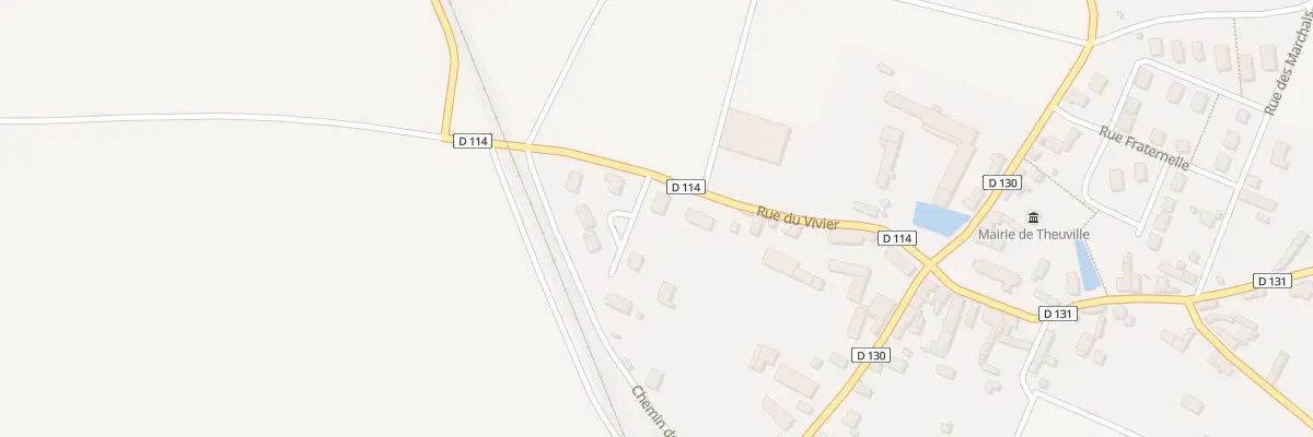 Plan du 1 Rue de Pre Fugile à Theuville