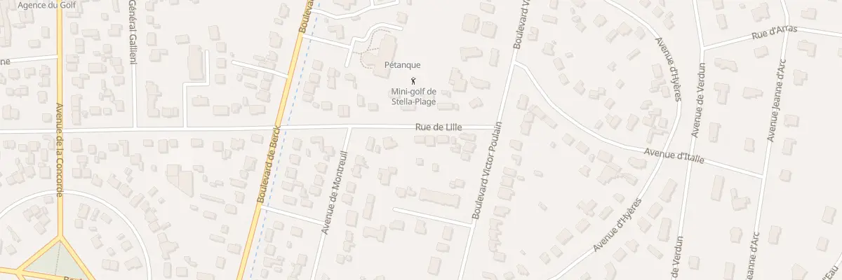 Plan du 75 Rue de Lille à Cucq
