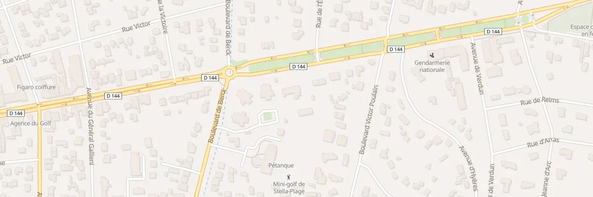 Plan du 789 Bd Edmond Labrasse à Cucq