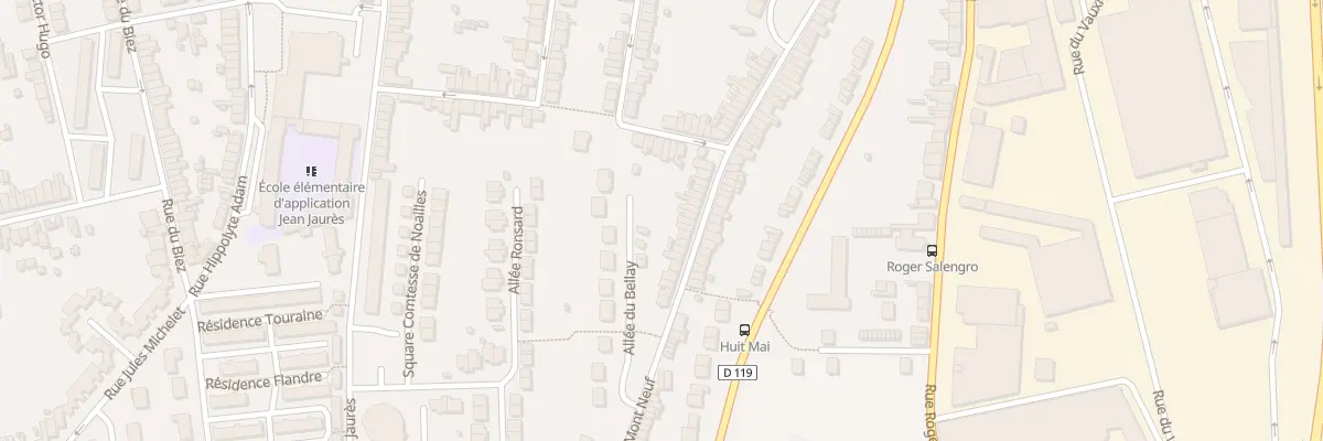 Plan du 58 Rue du Mont Neuf à Outreau