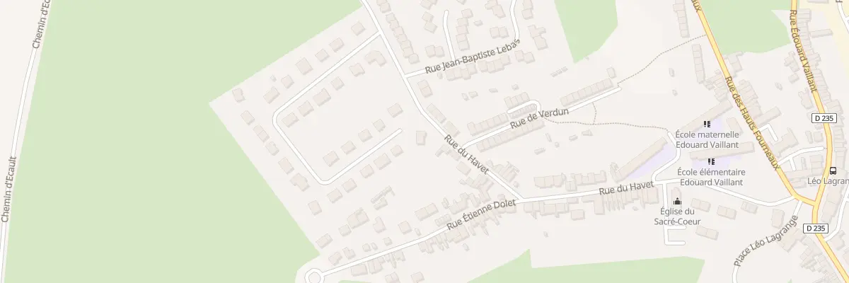 Plan du 85 Rue du Havet à Outreau