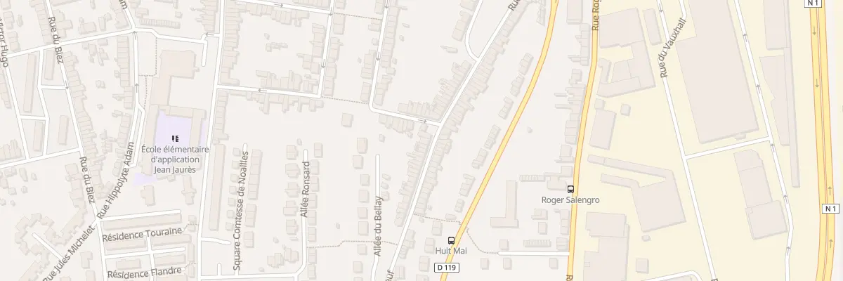 Plan du 42 Rue du Mont Neuf à Outreau
