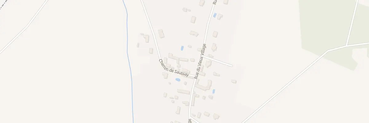 Plan du 4 Che de Saussay à Grandchamp