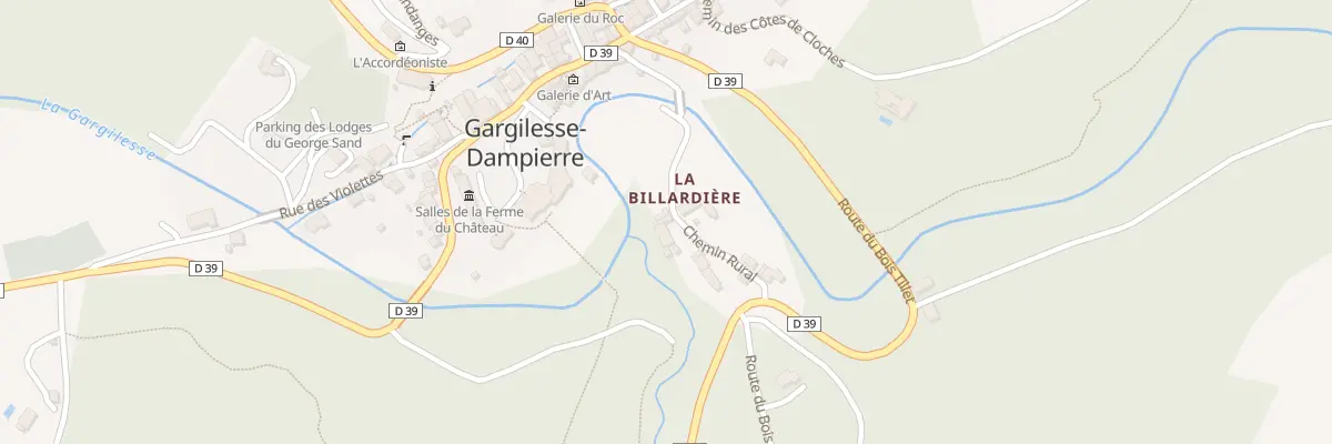 Plan du 5082 La Billardiere à Gargilesse-Dampierre