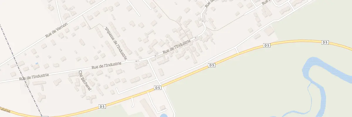 Plan du 77B Rue de l’Industrie à Gasny