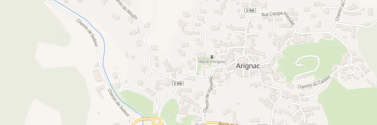 Plan du 3 Che de l’Inclos à Arignac