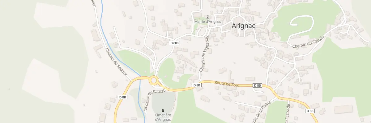 Plan du 7 Le Pujol à Arignac