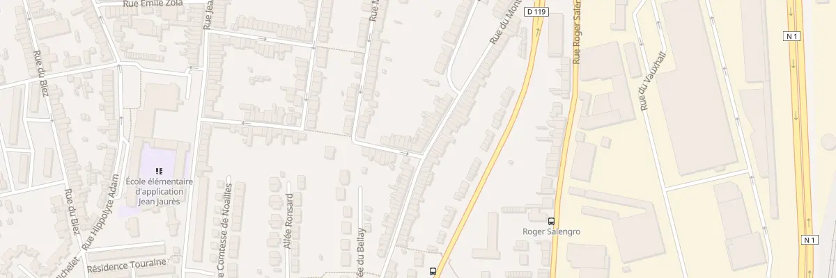 Plan du 36 Rue du Mont Neuf à Outreau