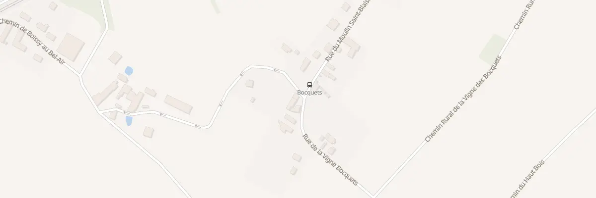 Plan du 1 Rue de la Vigne des Bocquets à Ménerville