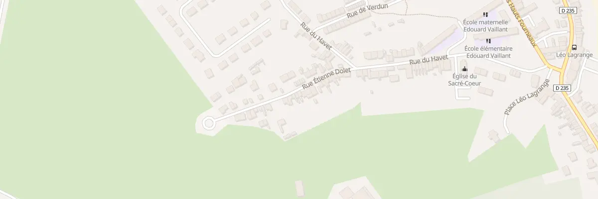 Plan du 27 Rue Etienne Dolet à Outreau