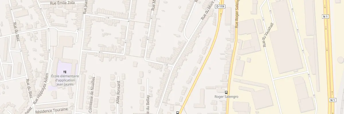 Plan du 34 Rue du Mont Neuf à Outreau