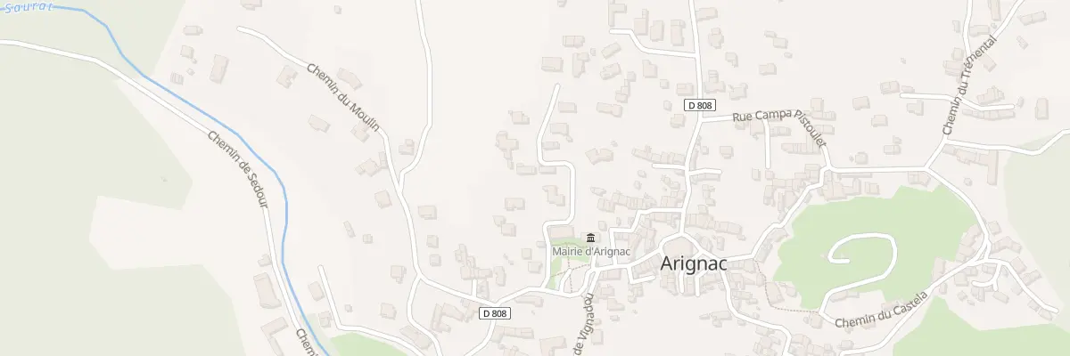 Plan du 7 Che de l’Inclos à Arignac