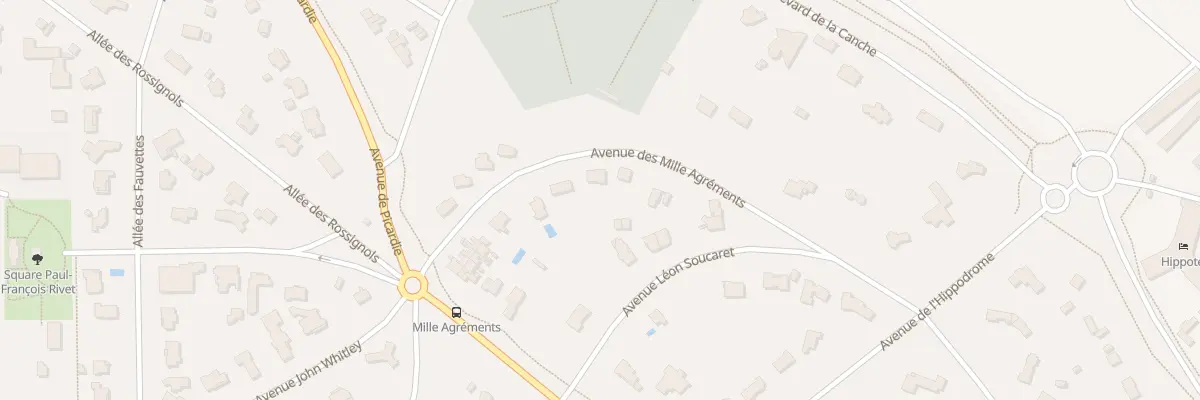 Plan du 172 Av des Mille Agrements au Touquet-Paris-Plage
