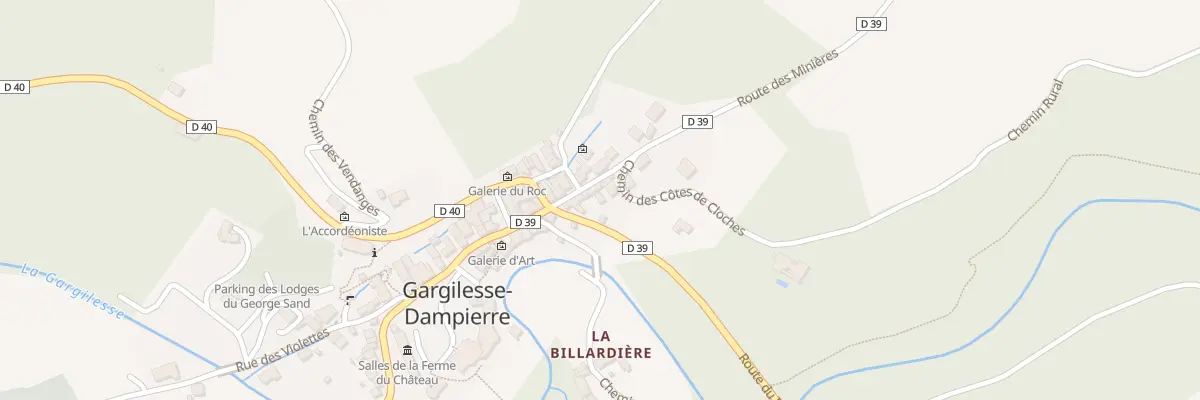 Plan du 5071 Le Bourg à Gargilesse-Dampierre
