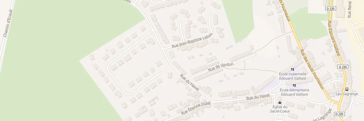 Plan du 54 Rue du Havet à Outreau