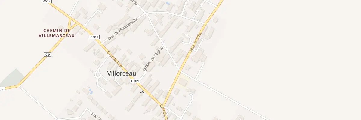 Plan du 2 Rue du Puits Jacob à Villorceau