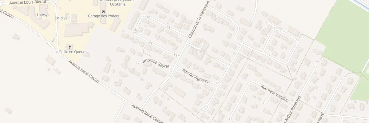 Plan du 2 Rue du Vigneron à Sainte-Foy-d’Aigrefeuille