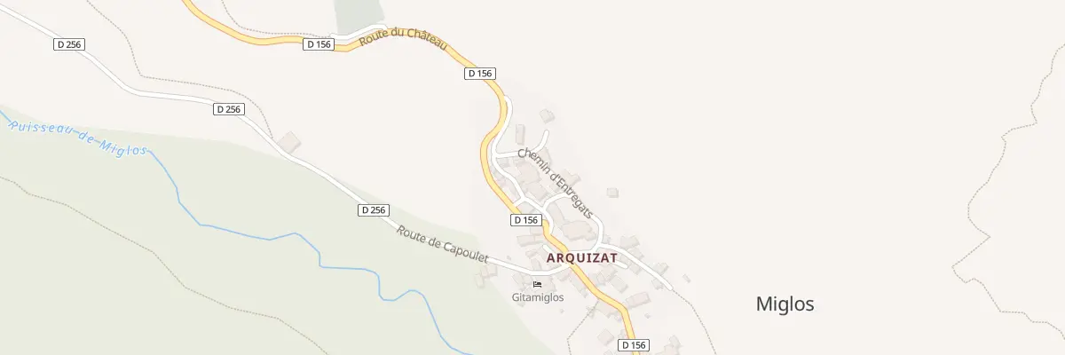 Plan du 47 Arquizat Village à Miglos