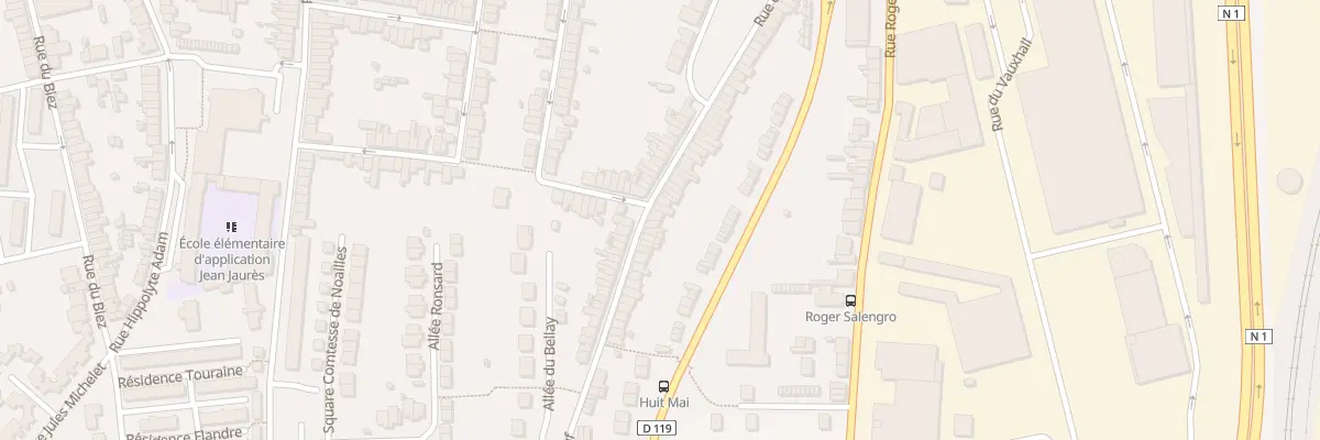 Plan du 71 Rue du Mont Neuf à Outreau