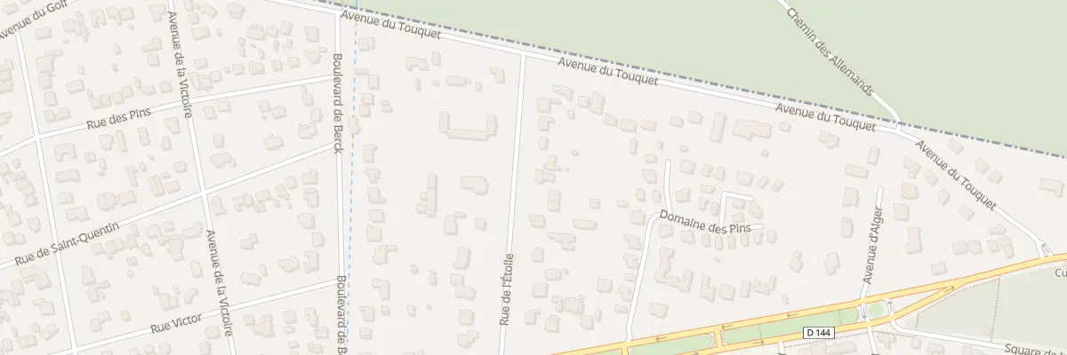 Plan du 158 Rue de l’Etoile à Cucq