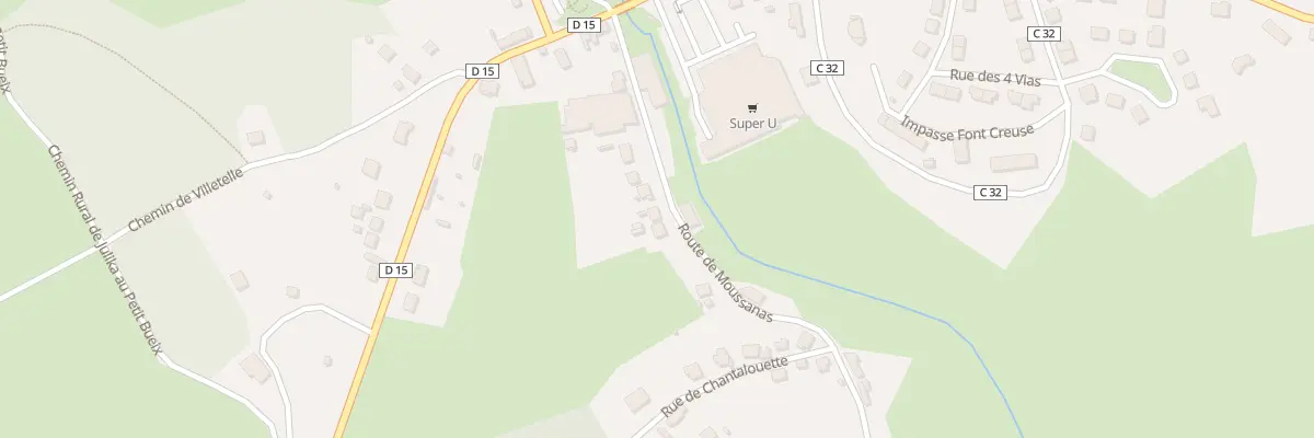 Plan du 14 Rte des Palombières à Châteauneuf-la-Forêt