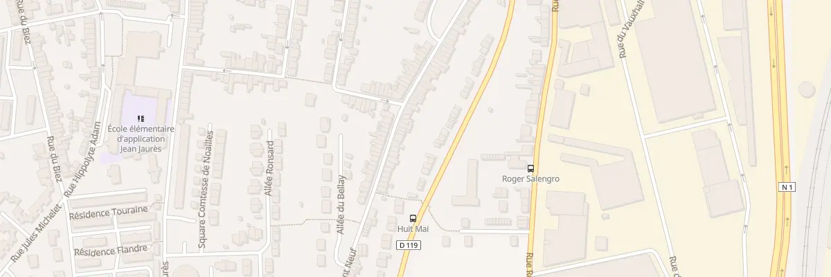 Plan du 81 Rue du Mont Neuf à Outreau