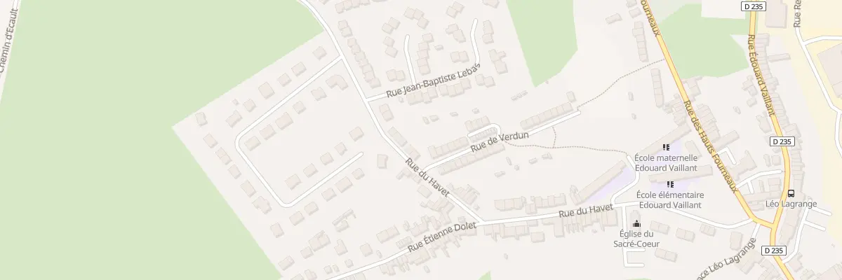 Plan du 50 Rue du Havet à Outreau