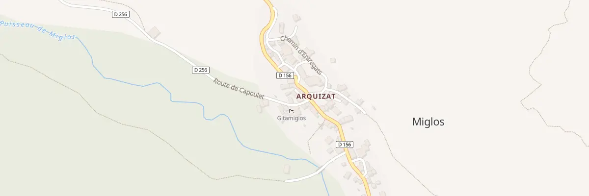 Plan du 38 Arquizat Village à Miglos