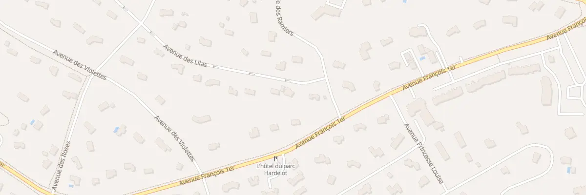Plan du 13 Av des Lilas à Neufchâtel-Hardelot