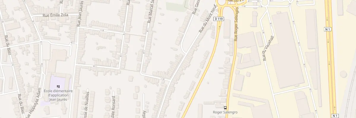 Plan du 18 Rue du Mont Neuf à Outreau