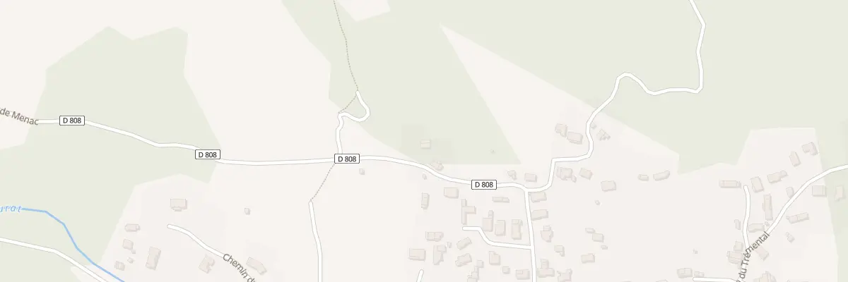 Plan du 36 Rte de Menac à Arignac