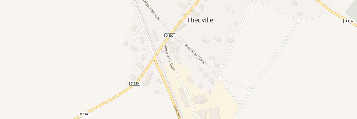 Plan du 7 Pl de la Gare à Theuville