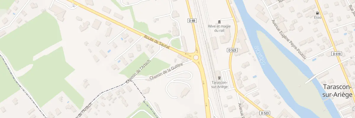 Plan du 874C Rte de St Girons à Tarascon-sur-Ariège