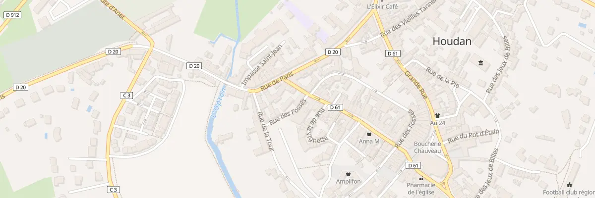 Plan du 7T Rue des Fossés à Houdan
