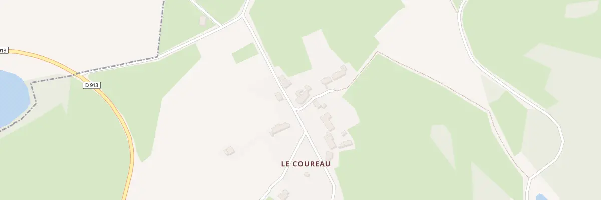 Plan du 5 Le Coureau à Crozant