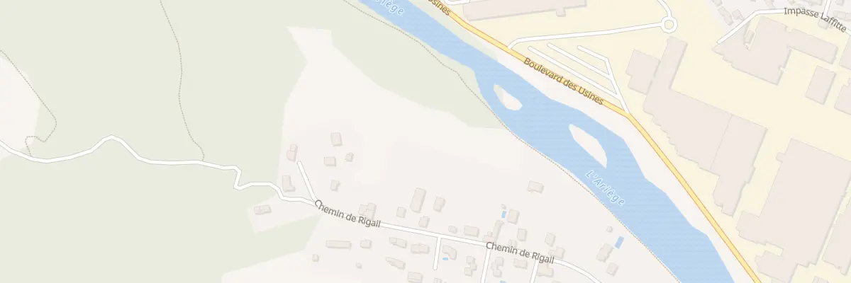 Plan du 60 Che de Rigail à Pamiers