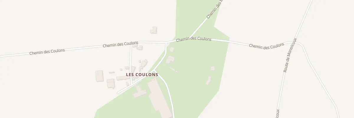 Plan du 445 Che des Coulons à Vaïssac