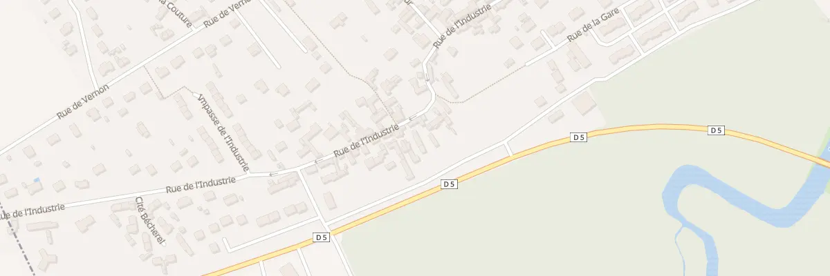 Plan du 61 Rue de l’Industrie à Gasny