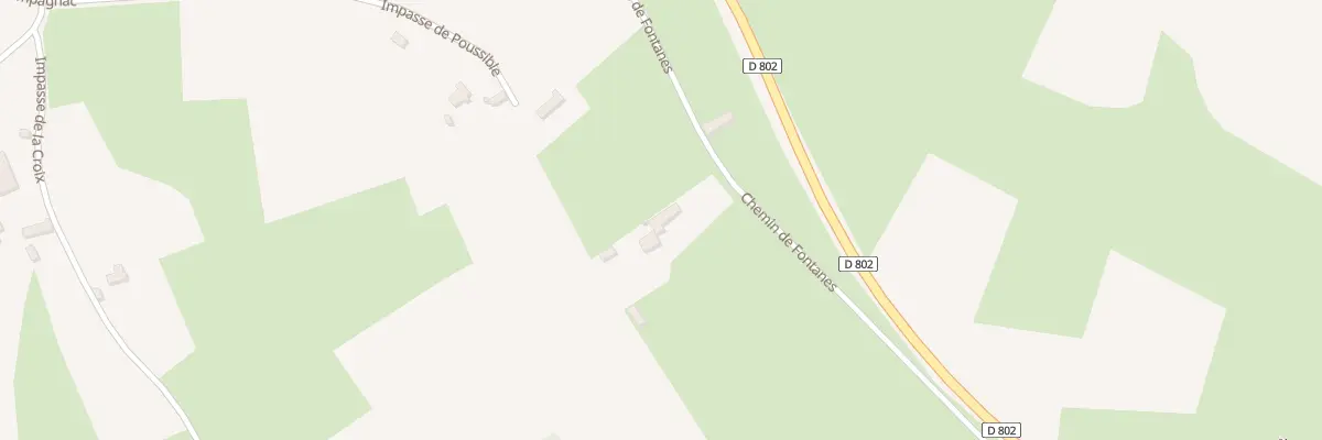 Plan du 5258 Poussible à Montfaucon