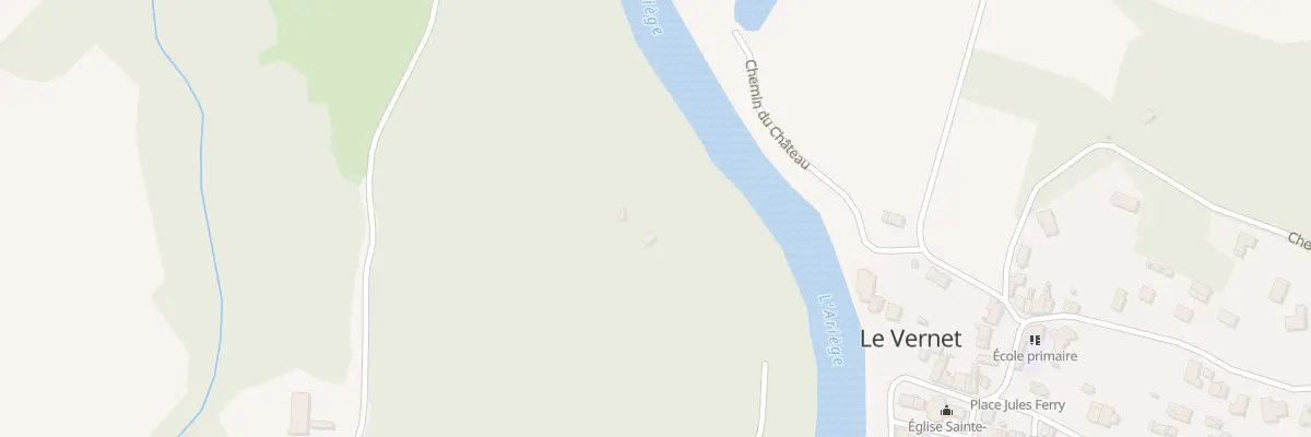 Plan du 2 Che de Clarac au Vernet