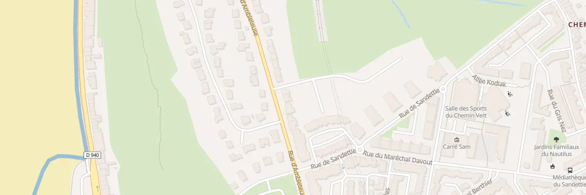 Plan du 129 Rue d’Ambleteuse à Boulogne-sur-Mer