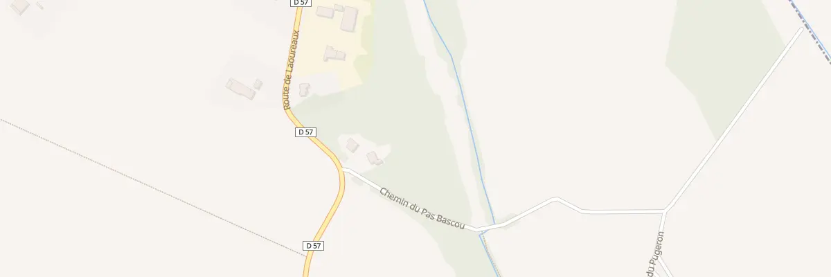 Plan du 35 Rte de Laoureaux à Lavalette