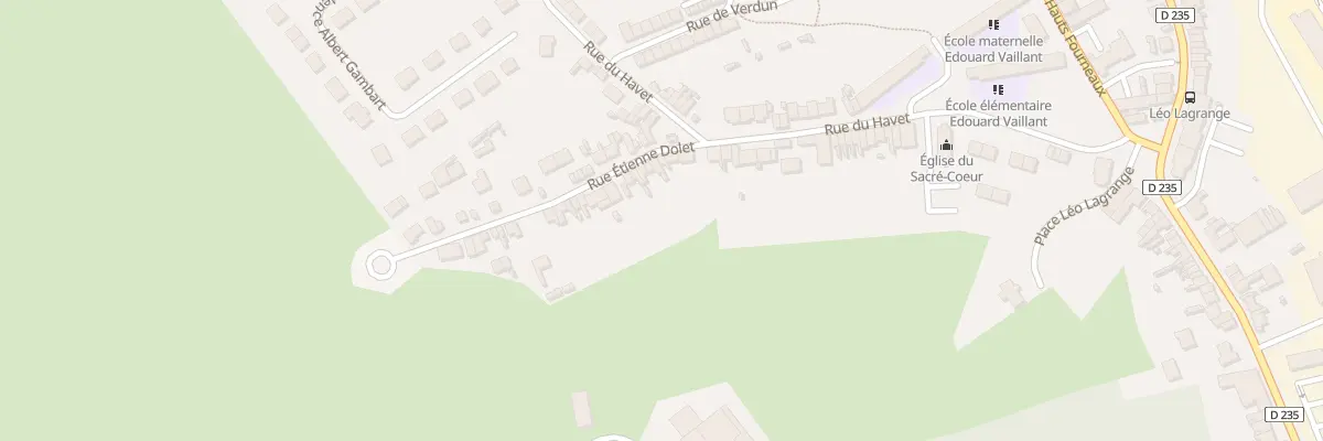 Plan du 13 Rue Etienne Dolet à Outreau
