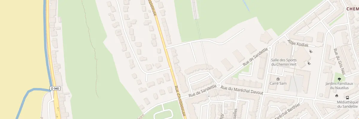 Plan du 133 Rue d’Ambleteuse à Boulogne-sur-Mer