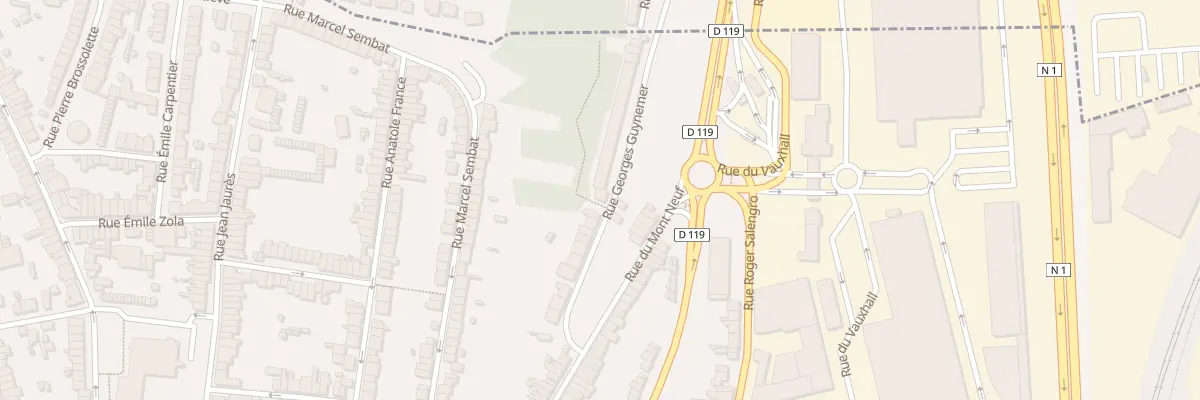 Plan du 10 Rue Georges Guynemer à Outreau