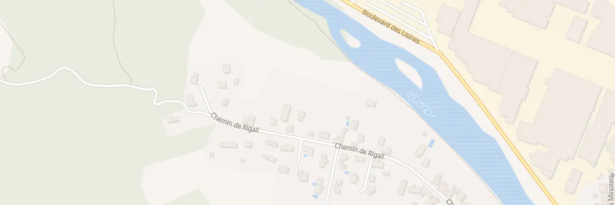 Plan du 54 Che de Rigail à Pamiers