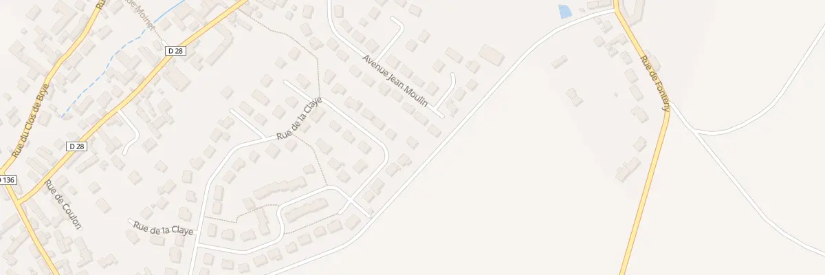 Plan du 53 Rue de la Claye à Sours