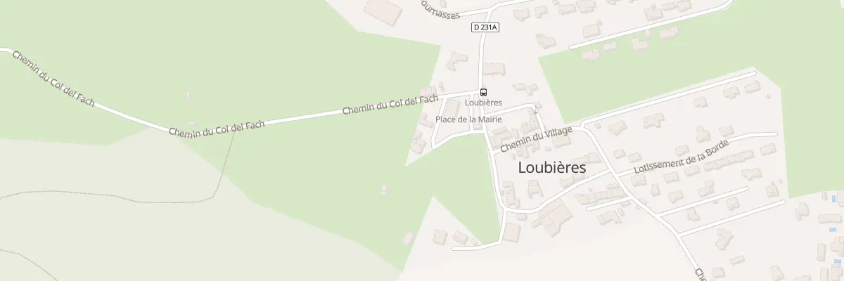 Plan du 4 Che des Marcous à Loubières