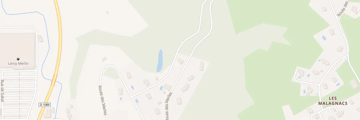 Plan du 1231 Rte Des Merles à Malemort