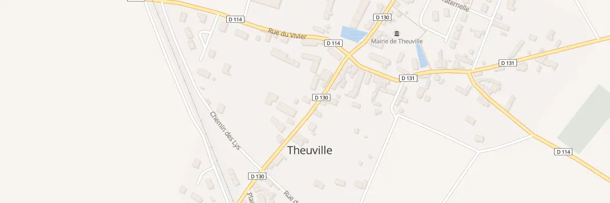 Plan du 6 Rue de la Gare à Theuville